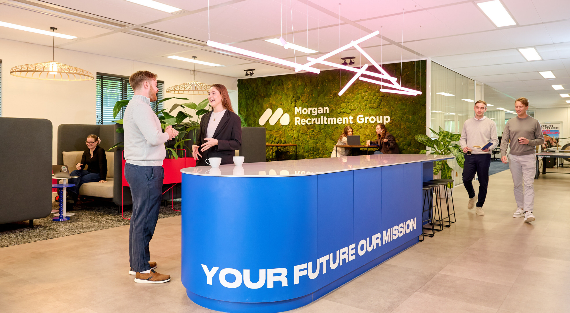 werken op het kantoor van morgan lab in utrecht