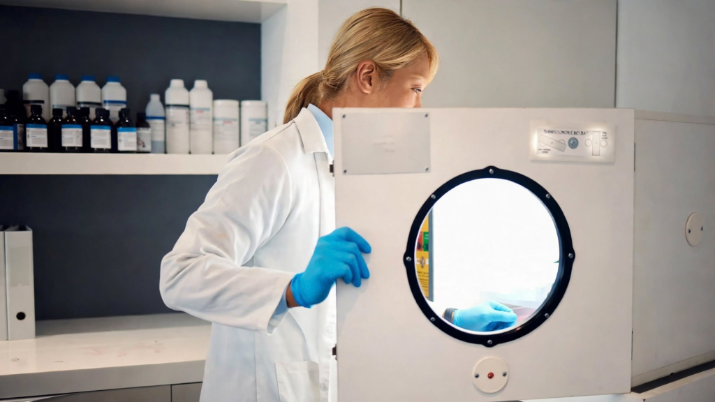 Laborant voert werkzaamheden uit in een lab - Wat verdient een laborant in 2026
